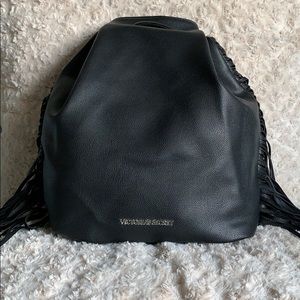 Victoria’s Secret Leather drawstring backpack